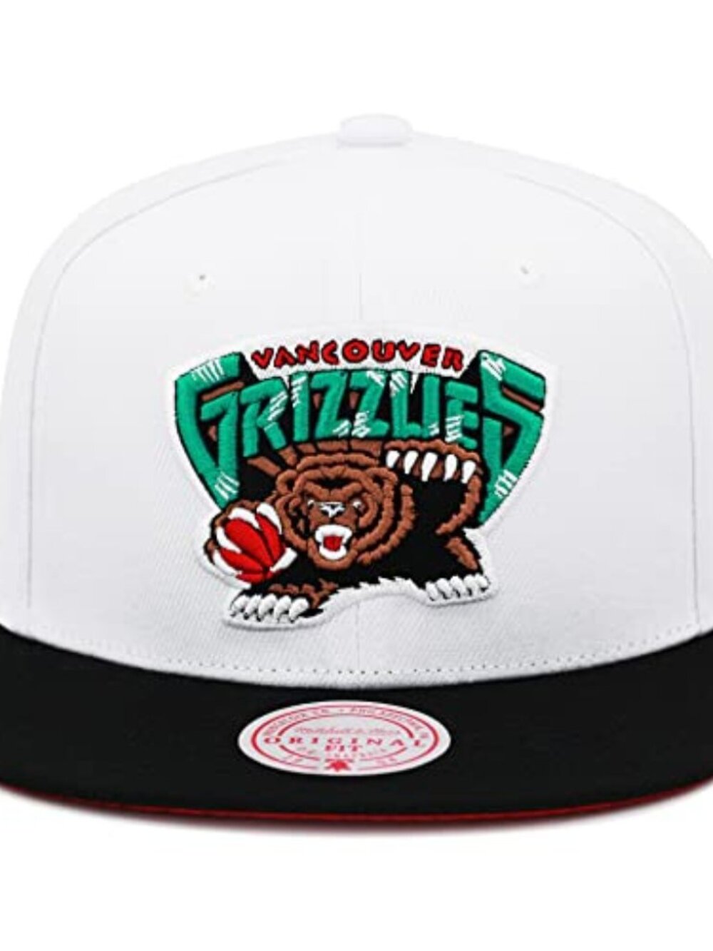 Mitchell & Ness Vancouver Grizzlies Core Basic Snapback Hat Adjustable Cap HWC -